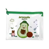 Папка на молнии А5 "Авокадо", МИКС