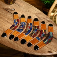 Сувенир Бумеранг "Яркий узор" 30х5х1 см МИКС