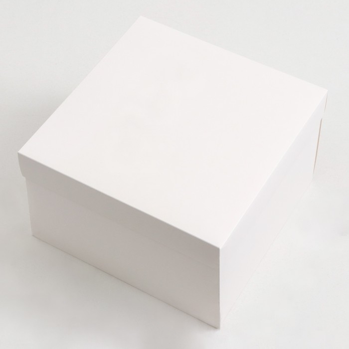 Коробка складная, крышка-дно, белая, 30 х 30 х 20 см Коробка складная, крышка-дно, белая, 30 х 30 х 20 см