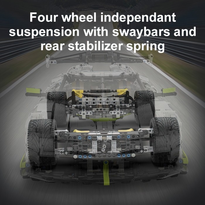 Конструктор Техно &laquo;Спорткар&raquo;, 4346 деталей, масштаб 1:8