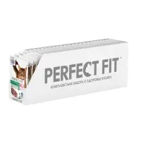 Влажный корм для стерилизованных кошек Perfect Fit, 75 г, лосось в соусе, пауч