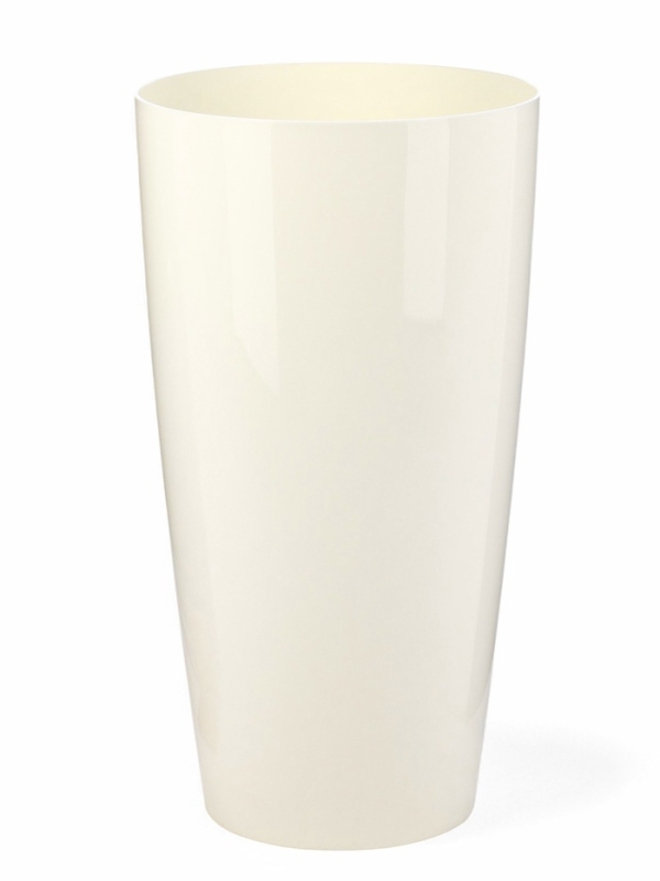 Кашпо "Рондо" 71л (со вставкой 23), белый