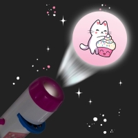 Проектор-фонарик &laquo;Самой красивой девочке&raquo;, свет, цвет розовый