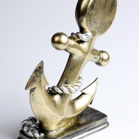 Часы настольные интерьерные &laquo;Якорь&raquo;, на батарейках, 18&times;7&times;27 см, d-8 см