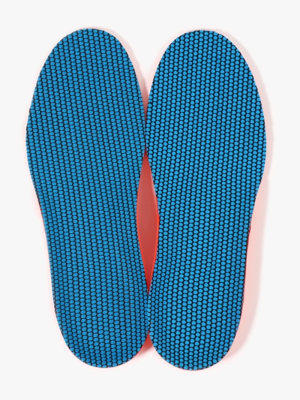 Стельки для обуви, универсальные, спортивные, р-р RU до 36 (р-р Пр-ля до 38), 24 см, пара, синий/красный Стельки для обуви, универсальные, спортивные, р-р RU до 36 (р-р Пр-ля до 38), 24 см, пара, синий/красный