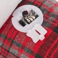 Фигура текстиль &laquo;Гном в красном&raquo; 55 см, 1 LED, от батареек AG13&times;3, свечение тёплое белое