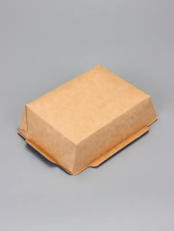 Контейнер с плоской крышкой, черный, 0,5 л, 16 х 12 х 4,5 см