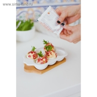 Подставка фарфоровая для яиц 6 ячеек Bella Tenero, 19,2&times;11&times;3,6 см, цвет белый