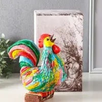 Копилка для денег &laquo;Петух&raquo;, гипс, 21.5&times;19&times;11 см