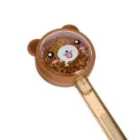 Ручка - прикол гелевая Calligrata &laquo;Блеск мишка&raquo;, МИКС