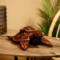 Сувенир "Черепаха" албезия 30х20х6 см