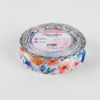 Лента репсовая 25мм*25&plusmn;1ярд(23м&plusmn;1м) цветущее поле АУ