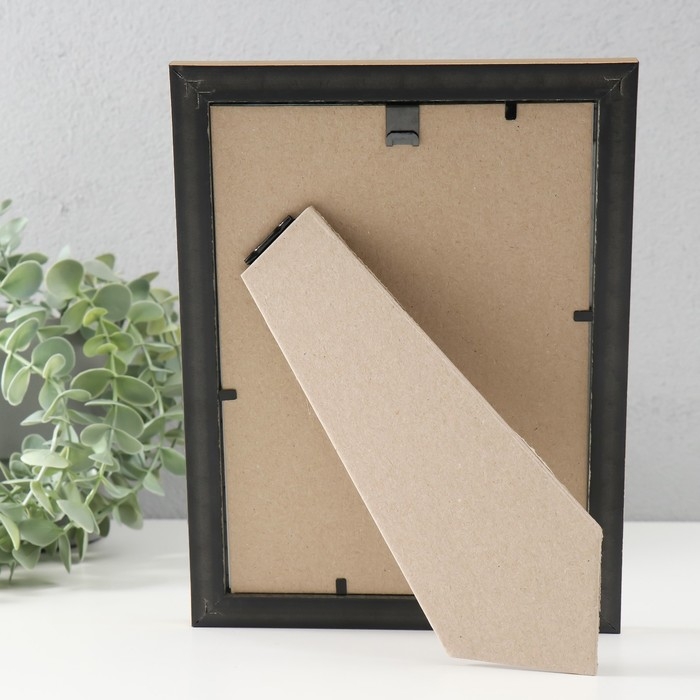 Фоторамка пластик "Винтаж" 15х21 см, черный с золотом