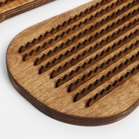 Садху, доска с гвоздями из дерева, для йоги, 2 шт