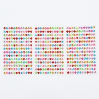 Набор для творчества &laquo;Волшебные стразы&raquo;, 3 листа с клейким слоем