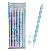 Ручка гелевая СТИРАЕМЫЕ ЧЕРНИЛА, 0.5 мм, корпус "Зайчик", стержень синий, МИКС