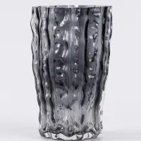 Ваза &laquo;Фонс&raquo;, 24&times;14.5 см, стекло, чёрная