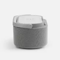 Колонка с часами и беспроводной зарядкой Veske ver.2, серая