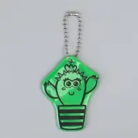 Светоотражающий элемент &laquo;Кактус&raquo;, двусторонний, 6&times;4.6 см, зелёный