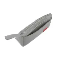 Пенал школьный &laquo;Классика&raquo;, 2 отделения, на молнии, серый