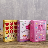 Фотоальбом на 96 фото 10х15 см "Сердца, любовь" МИКС 16,5х12,5х5 см Фотоальбом на 96 фото 10х15 см "Сердца, любовь" МИКС 16,5х12,5х5 см