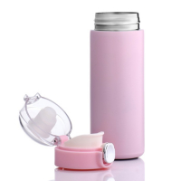 Термос, 400 мл, Simple "Мастер К", сохраняет тепло 8 ч, 20.5 х 6.3 см, розовый