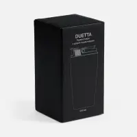 Термостакан с двумя поильниками Duetta, черный