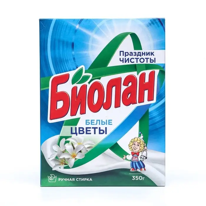 Стиральный порошок &laquo;Биолан&raquo; Белые цветы, ручная стирка, 350 г