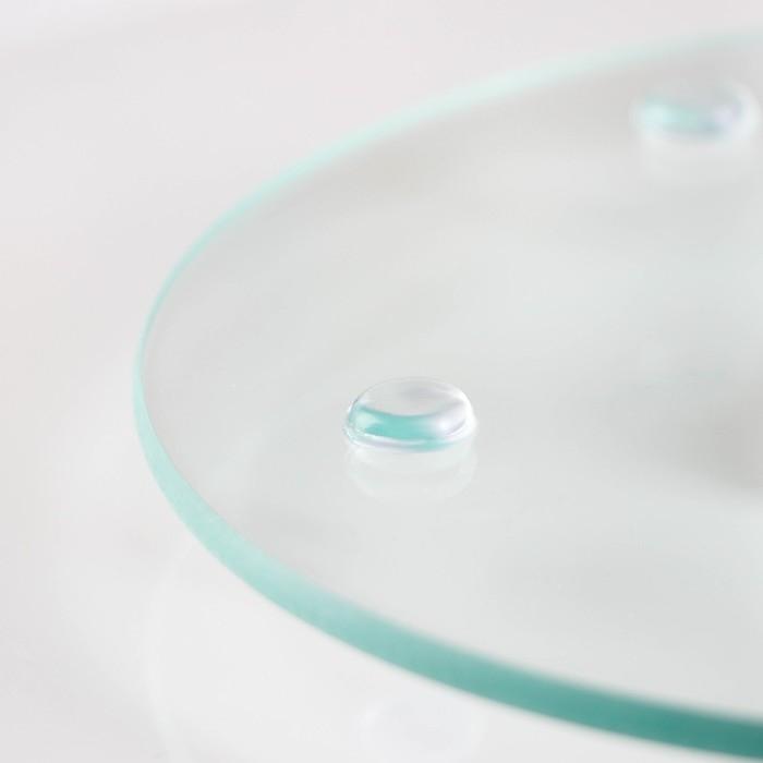 Подставка стеклянная для торта вращающаяся Доляна &laquo;Тропики&raquo;, d=32 см ㅤ