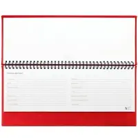 Планинг Sagrin, датированный, красный