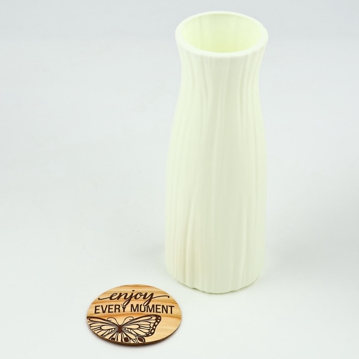 Ваза для цветов с подставкой «Enjoy» пластиковая, 22 х 7,5 см Ваза для цветов с подставкой «Enjoy» пластиковая, 22 х 7,5 см