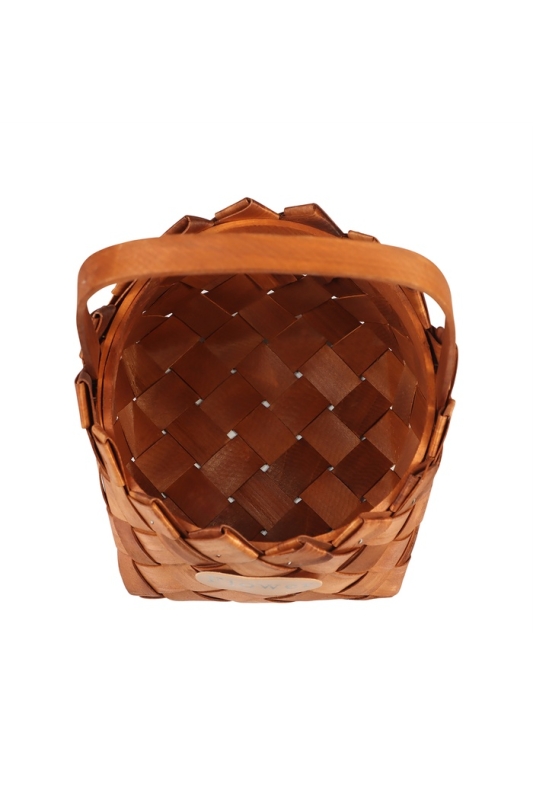 Набор корзин плетёных, 2 шт., 20&times;20&times;12 см, 16&times;16&times;10 см, ива, натуральный цвет