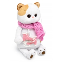 Мягкая игрушка &laquo;Кошечка Ли-Ли&raquo;, с коньками и в шарфике, 24 см