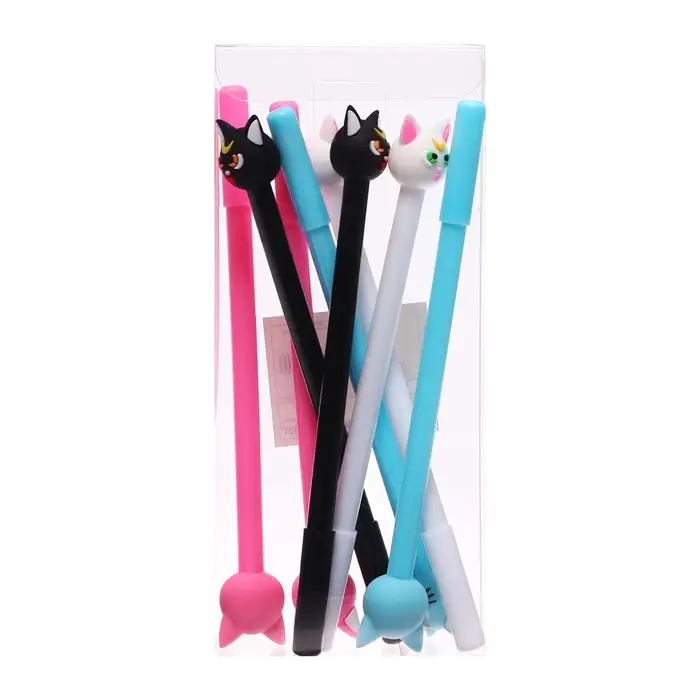 Ручка - прикол гелевая &laquo;Кот&raquo;, синий стержень, МИКС