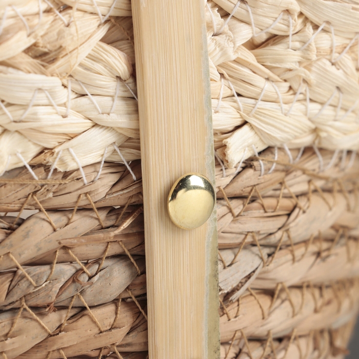 Набор корзин из 4 шт, 46x32x12, 42x29x10, 36x25x8, 30x21x7 см, рогоз