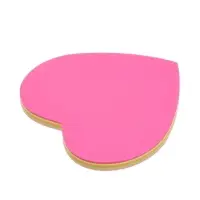 Блок с липким краем, &laquo;Сердце&raquo; 50 листов, флуоресцентные 5 цветов