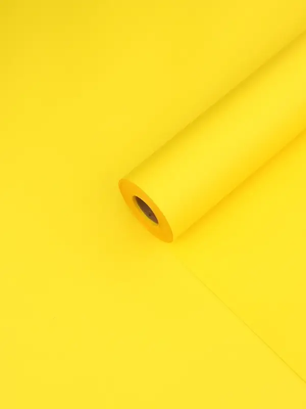 Пленка для цветов, матовая, желтая, 0,57 х 30 м &plusmn;5 %, 65мкм