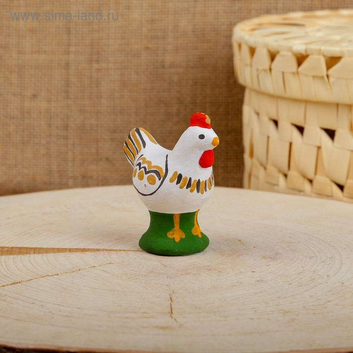 Сувенир &laquo;Курочка&raquo;, 3,5&times;4&times;7 см, каргопольская игрушка, микс