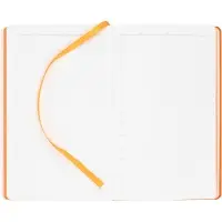 Ежедневник Duplex, недатированный, белый с оранжевым
