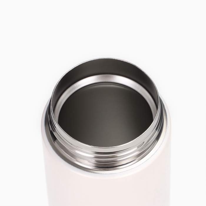 Термокружка, 420 мл, Simple Life is beauty, сохраняет тепло 8 ч, термометр