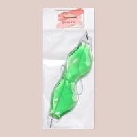 Гелевая маска для глаз, 18,5 &times; 5 см, цвет зелёный