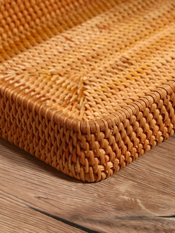 Поднос, 36х23х5 см, ротанг