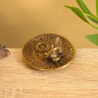 Подставка под благовония "Ганеша" латунь 7 см