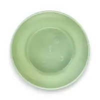 Горшок для цветов с поддоном 0,5 л d12,5см h7 см "Фиалочка" зеленый перламутр