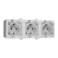 Розетка 3-м ОП Dita 16А IP54 250В с заземл. с прозр. крышкой бел.TOKOV ELECTRIC TKL-DT-R3Z-C01T-IP54