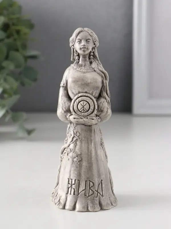 Фигура славянская богиня &laquo;Жива&raquo; 12.5&times;5&times;5 см, серая