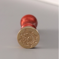 Печать для сургуча с пластиковой ручкой "Буква C на вензеле" 2,5х2,5х6,3 см