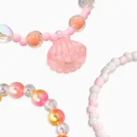 Браслет детский &laquo;Выбражулька&raquo;, 3 шт. набор, жемчужина желаний, розовый