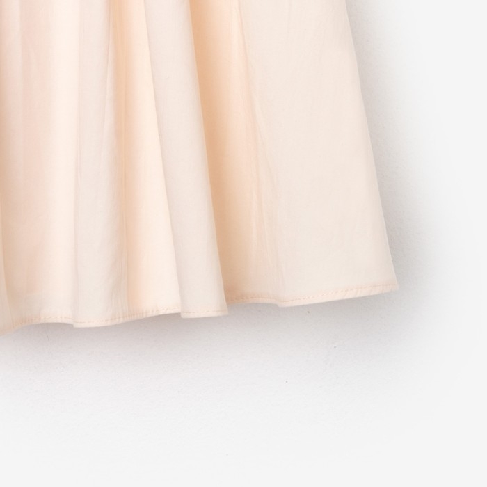 Платье для девочки с воротником KAFTAN, размер 32 (110-116), цвет молочный