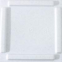 Кашпо со вставкой &laquo;Стиль&raquo;, 3 л, цвет мрамор